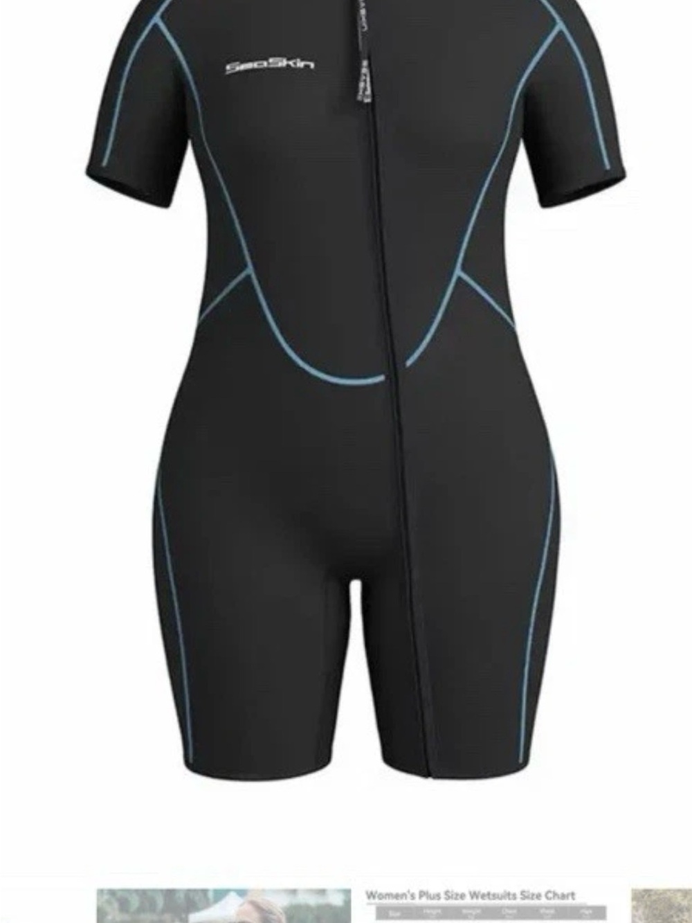 SEASKIN Women's Shorty WetSuit XXL